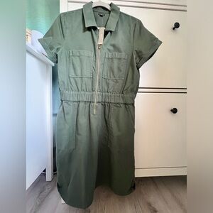 Jcrew green dress